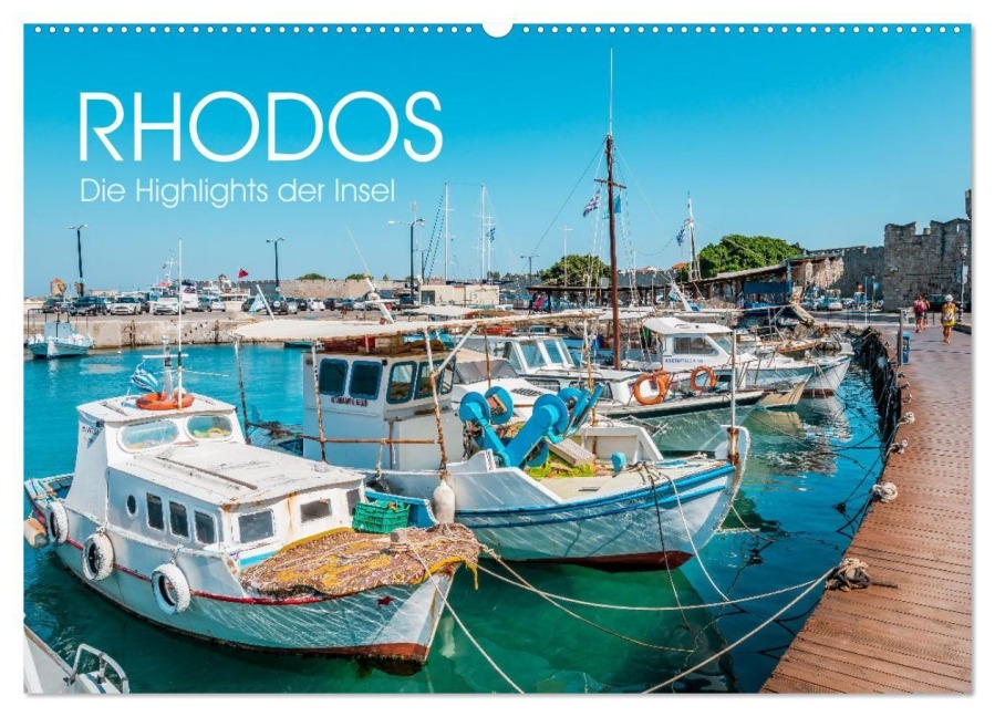 Rhodos - Die Highlights der Insel (Wandkalender 2027 DIN A2 quer), CALVENDO Monatskalender - Thomas und Elisabeth Jastram