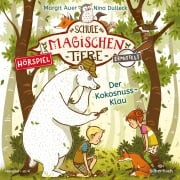 Cover-Bild zum Titel 'Die Schule der magischen Tiere ermittelt - Hörspiele 3: Der Kokosnuss-Klau' von 'Margit Auer, Matthias Kloppe'