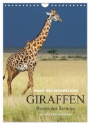 Cover-Bild zum Titel 'Magie des Augenblicks - Giraffen - Riesen der Savanne (Wandkalender 2026 DIN A4 hoch), CALVENDO Monatskalender' von 'Winfried Wisniewski'