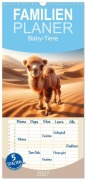 Cover-Bild zum Titel 'Familienplaner 2027 - Baby-Tiere mit 5 Spalten (Wandkalender, 21 x 45 cm) CALVENDO' von 'Peter R. Stuhlmann'