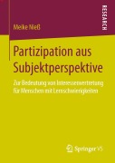 Cover-Bild zum Titel 'Partizipation aus Subjektperspektive' von 'Meike Nieß'