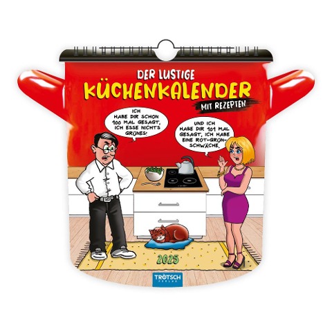 Trötsch Formkalender Der lustige Küchenkalender 2025 - 