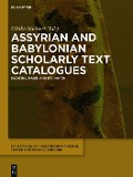 Cover-Bild zum Titel 'Assyrian and Babylonian Scholarly Text Catalogues' von ''