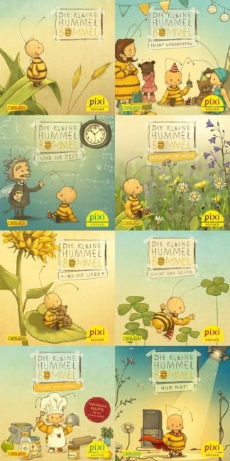 Pixi-8er-Set 309: Die kleine Hummel Bommel (8x1 Exemplar) - Maite Kelly, Britta Sabbag