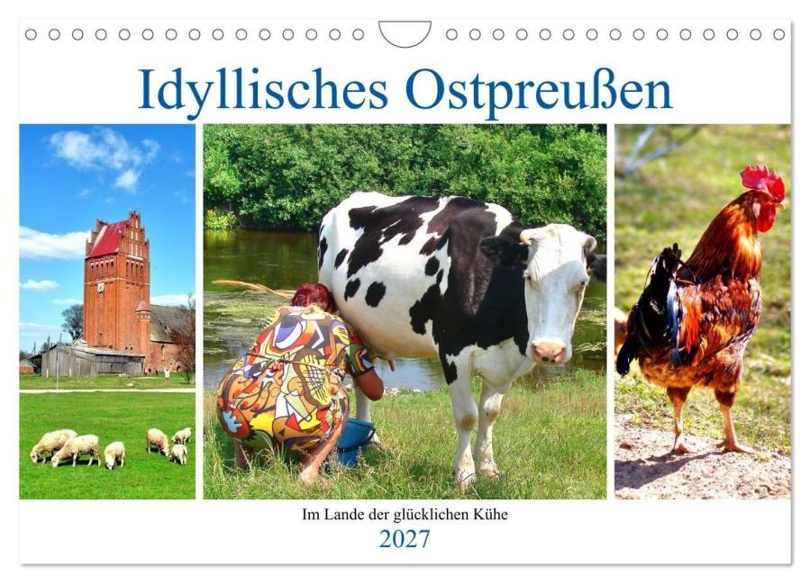 Idyllisches Ostpreußen - Im Lande der glücklichen Kühe (Wandkalender 2027 DIN A4 quer), CALVENDO Monatskalender - Henning von Löwis of Menar