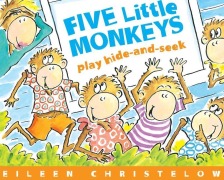 Cover-Bild zum Titel 'Five Little Monkeys Play Hide-And-Seek' von 'Eileen Christelow'