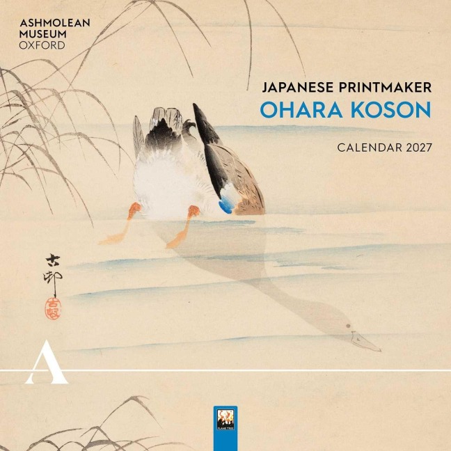 Japanese Printmaker Ohara Koson - Japanische Kunst 2027 - Original Flame Tree Publishing-Kalender [Kalender] - Tree Flame