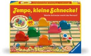 Cover-Bild zum Titel 'Tempo, kleine Schnecke! 40 Jahre Jubiläumsausgabe - Kinderspiel ab 3 Jahre' von 'Alex Randolph'