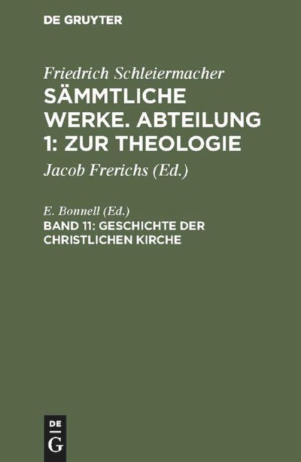 Geschichte der christlichen Kirche - 