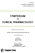 Cover-Bild zum Titel 'Symposium on Clinical Pharmacology' von 'William A. Creasey, Alan C. Sartorelli, Montague Lane'
