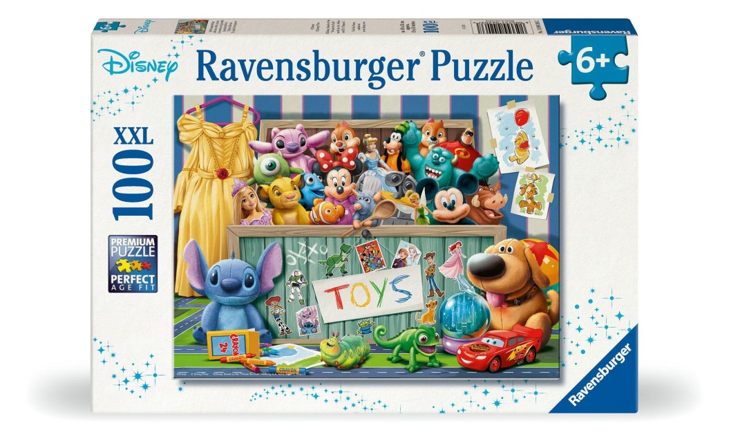 Kinderpuzzle 100 XXL Teile - Disney Pixar Multicharacter - 