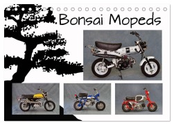 Cover-Bild zum Titel 'Bonsai Mopeds (Tischkalender 2026 DIN A5 quer), CALVENDO Monatskalender' von 'Ingo Laue'