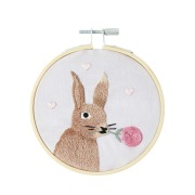 Cover-Bild zum Titel 'Stickpackung Vorgezeichnet,Hase, Ø10cm' von ''