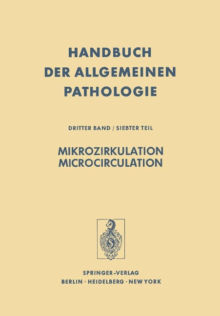Mikrozirkulation / Microcirculation - M. Boutet, J. Lang, H. G. Lasch, D. W. Lübbers, R. G. Mason