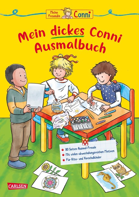 Conni Gelbe Reihe (Beschäftigungsbuch): Mein dickes Conni-Ausmalbuch - Hanna Sörensen