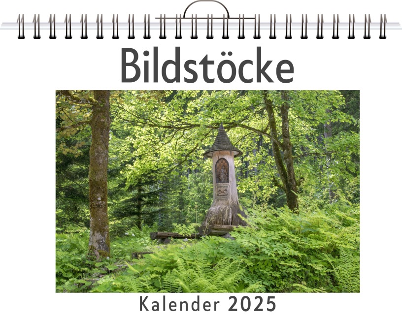 Bildstöcke - (Wandkalender 2025, Kalender DIN A4 quer, Monatskalender im Querformat mit Kalendarium, das perfekte Geschenk) - Felix Schubert