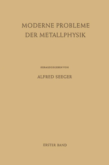 Fehlstellen, Plastizität, Strahlenschädigung und Elektronentheorie - 