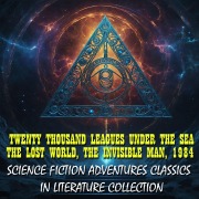 Cover-Bild zum Titel 'Science Fiction Adventures Classics in Literature Collection' von 'Arthur Conan Doyle, George Orwell, Jules Verne, H. G. Wells'