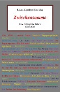 Cover-Bild zum Titel 'Zwischensumme' von 'Klaus-Gunther Häuseler'