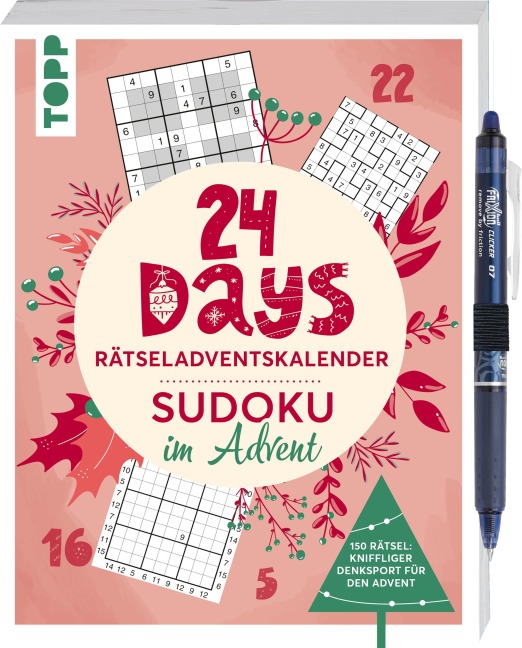 24 DAYS RÄTSELADVENTSKALENDER - Sudoku im Advent - Frechverlag