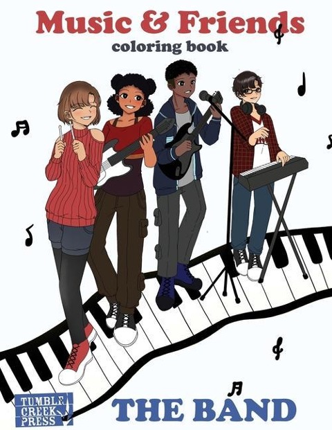 Music and Friends Coloring Book (The Band) - Dani Dixon