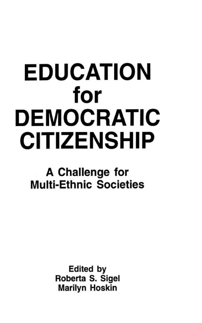 Education for Democratic Citizenship - 