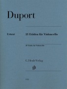 Cover-Bild zum Titel 'Duport, Jean-Louis - 21 Etüden für Violoncello' von 'Jean-Louis Duport'