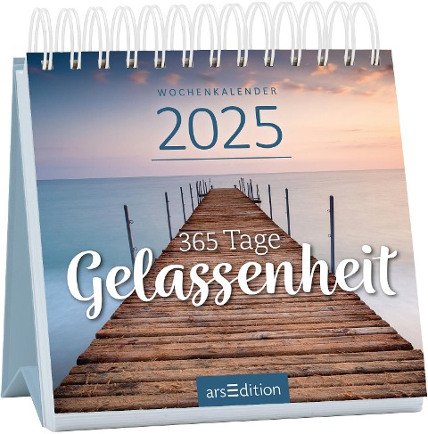 Mini-Wochenkalender 365 Tage Gelassenheit 2025 - 