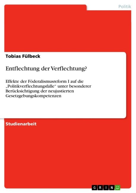 Entflechtung der Verflechtung? - Tobias Fülbeck