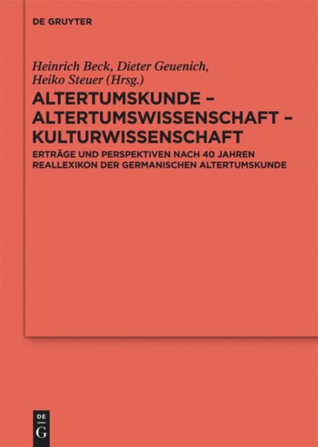 Altertumskunde - Altertumswissenschaft - Kulturwissenschaft - 