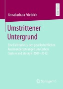 Cover-Bild zum Titel 'Umstrittener Untergrund' von 'Annabarbara Friedrich'