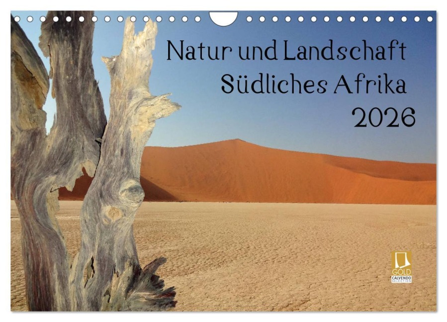 Natur und Landschaft. Südliches Afrika 2026 (Wandkalender 2026 DIN A4 quer), CALVENDO Monatskalender - Marlen Jürgens
