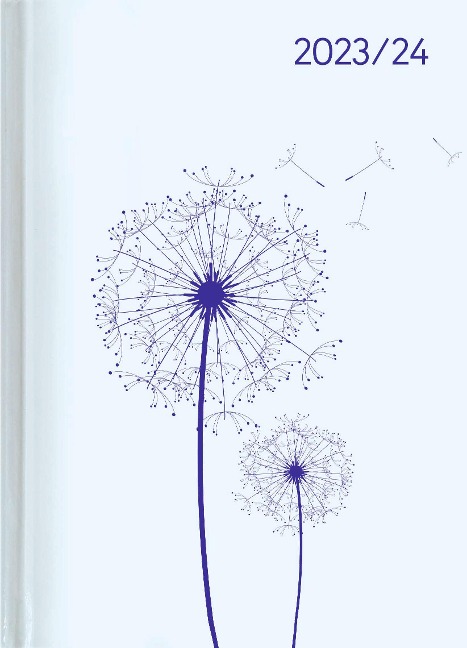 Campustimer Blowballs - A6 Semester-Planer - Studenten-Kalender 2023/2024 - Notiz-Buch - Weekly - Pusteblume - Alpha Edition - 