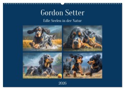 Gordon Setter. Edle Seelen in der Natur (Wandkalender 2026 DIN A2 quer), CALVENDO Monatskalender - Rose Hurley