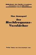 Cover-Bild zum Titel 'Der Hochfrequenz -Verstärker' von 'Max Baumgart'