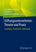 Cover-Bild zum Titel 'Stiftungsunternehmen: Theorie und Praxis' von ''