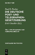 Telegraphen- und Fernsprechrecht - Paul D. Fischer