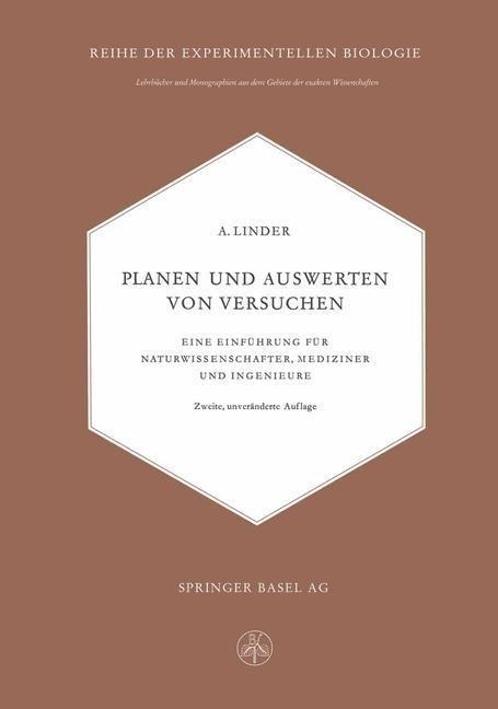 Planen und Auswerten von Versuchen - Arthur Linder