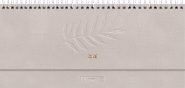 Cover-Bild zum Titel 'BRUNNEN 1077267016 | Querterminbuch Mod. 772 2026 | 297×105 mm, Karton, hanf' von ''