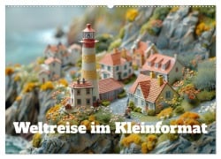 Cover-Bild zum Titel 'Weltreise im Kleinforma (Wandkalender 2026 DIN A2 quer), CALVENDO Monatskalender' von 'Ally Bee'