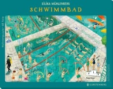 Cover-Bild zum Titel 'Rahmenpuzzle Schwimmbad - 48 Teile' von ''