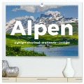 Alpen - Highlight eines beeindruckenden Gebirges (hochwertiger Premium Wandkalender 2024 DIN A2 quer), Kunstdruck in Hochglanz - M. Scott