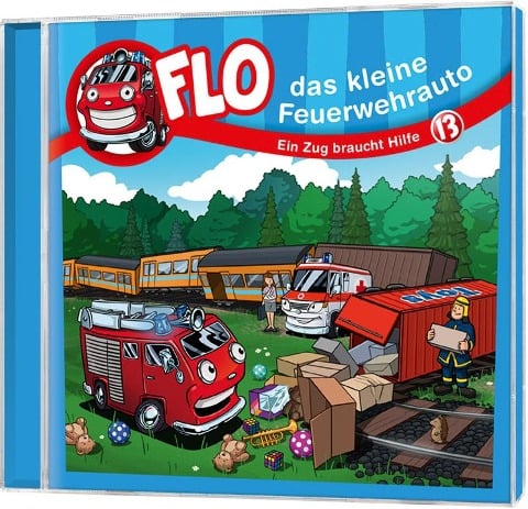 Ein Zug braucht Hilfe - Flo - das kleine Feuerwehrauto (13)