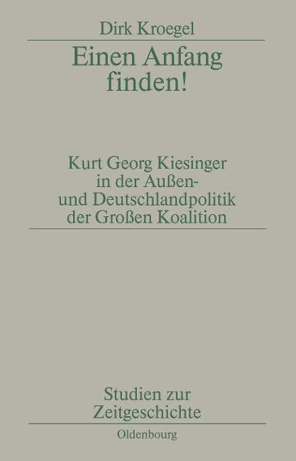 Einen Anfang finden! - Dirk Kroegel