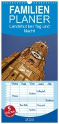 Cover-Bild zum Titel 'Familienplaner 2026 - Landshut bei Tag und Nacht mit 5 Spalten (Wandkalender, 21 x 45 cm) CALVENDO' von 'Christoph Smolorz'