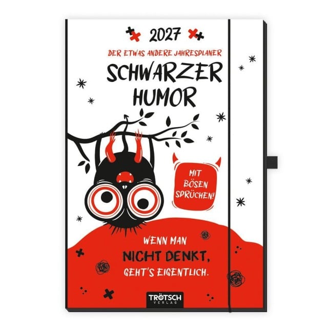 TRÖTSCH - Buchkalender Der etwas andere Jahresplaner Schwarzer Humor 2027 - 
