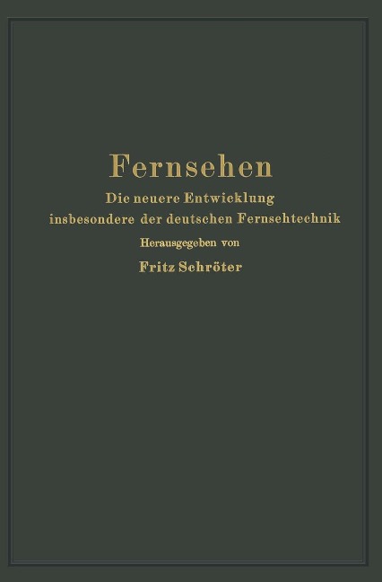 Fernsehen - Fritz Schröter