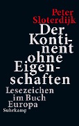 Der Kontinent ohne Eigenschaften - Peter Sloterdijk