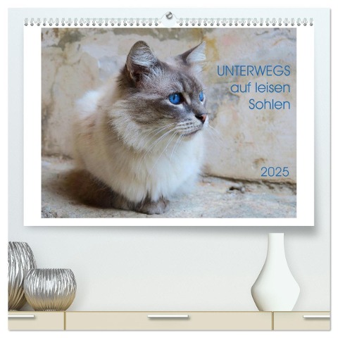 Unterwegs auf leisen Sohlen (hochwertiger Premium Wandkalender 2025 DIN A2 quer), Kunstdruck in Hochglanz - Claudia Schimmack