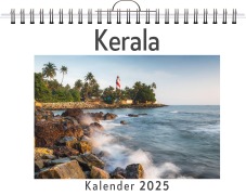 Cover-Bild zum Titel 'Kerala - (Wandkalender 2025, Kalender DIN A4 quer, Monatskalender im Querformat mit Kalendarium, das perfekte Geschenk)' von 'Finn Schmitz'